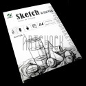 Папка - альбом для эскизов Sketch Pad А4, 210 х 297 мм., CONDA