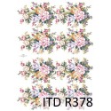 Рисовая карта для декупажа «Букеты роз», 29.7 x 21 см, 20 г/м², ITD Collection