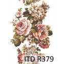 Рисовая карта для декупажа «Винтажные розы», 29.7 x 21 см, 20 г/м², ITD Collection