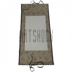 Свиток для китайской каллиграфии и живописи, коричневый дракон, р-р: 30.5 x 67 см.