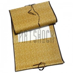 Свиток для китайской каллиграфии и живописи, оранжевые листья, р-р: 39.5 x 108 см.