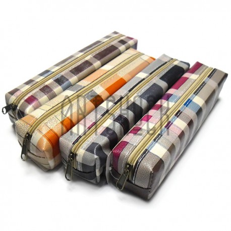 Пенал-косметичка на молнии «Plaid», 4.5 × 4.5 × 20 см