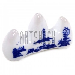 Подставка фарфоровая (керамическая) для кистей, 5.5 x 3.5 см.