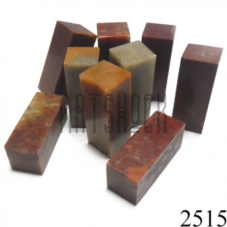 Мыльный камень для резьбы печати, 5 x 2 x 2 см.