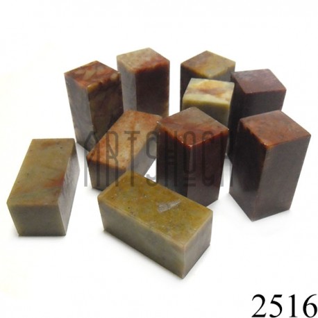 Мыльный камень для резьбы печати, 5.2 x 2.5 x 2.5 см.