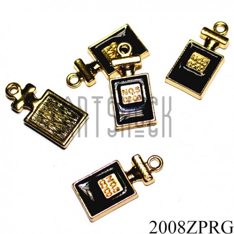 Металлическая подвеска "Флакон духов Coco Chanel N°5" для скрапбукинга, 10 x 22 мм. купить в Украине в интернет магазине