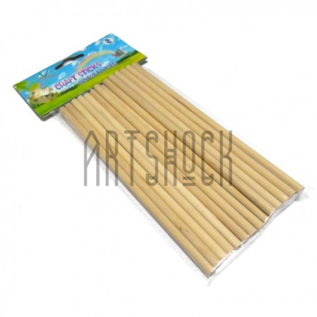 Набор декоративных палочек для рукоделия, Ø5 мм. x 15 см, 18 штук, Craft Stick