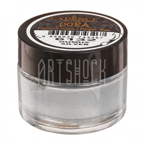 Воск для золочения Dora Finger Wax, Silver / Серебряный, 20 мл., Cadence