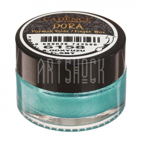 Воск для золочения Dora Finger Wax, M. Sky / Небесно - голубой, 20 мл., Cadence