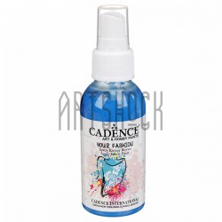 Краска-спрей для ткани, Sea Blue / Голубая, 100 мл, Cadence