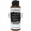 Краска акриловая для создания меловой доски, Burnt Umber / Коричневая, 120 мл, Cadence