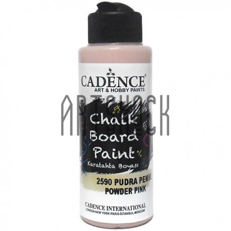Краска акриловая для создания меловой доски, Powder Pink / Нежно-розовая, 120 мл, Cadence
