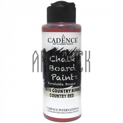 Краска акриловая для создания меловой доски, Country Red / Бордо, 120 мл, Cadence
