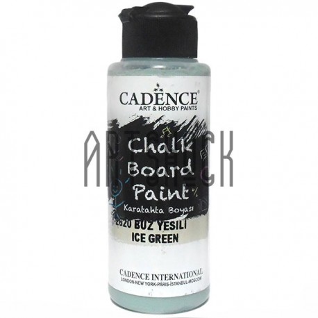 Краска акриловая для создания меловой доски, Ice Green / Мятная, 120 мл, Cadence