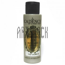 Краска акриловая с эффектом золочения Water-Based Gilding Paint, Silver / Серебро, 70 мл, Cadence