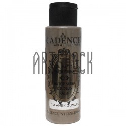 Краска акриловая с эффектом золочения Water-Based Gilding Paint, Antique Silver / Античное Серебро, 70 мл, Cadence