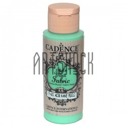 Краска по ткани матовая Style Matt Fabric, Light Mint Green / Мятная, 59 мл, Cadence