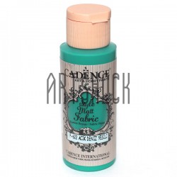 Краска по ткани матовая Style Matt Fabric, Light Sea Green / Бирюза, 59 мл, Cadence