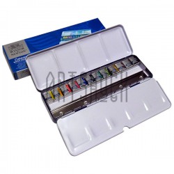 Набор акварельных красок в металлическом пенале, 12 цветов, Winsor & Newton