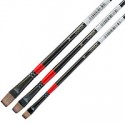 Кисти синтетические Red in Black (10165), плоские, CONDA