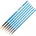 Кисти синтетические Shine Blue (10213), круглые, CONDA