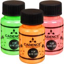 Краски акриловые люминесцентные Glow In The Dark, 50 мл, Cadence