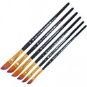 Кисти синтетические Black Gold (RG-10052), саблевидные, REGINA
