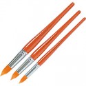 Кисти синтетические Titan (A118), круглые, KeepSmiling