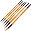 Кисти синтетические Pumpkin (RG-10067), круглые, REGINA
